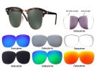 Galaxy Replacement Lenses For Ray Ban RB3016 Clubmaster 51mm 7 Color Pairs